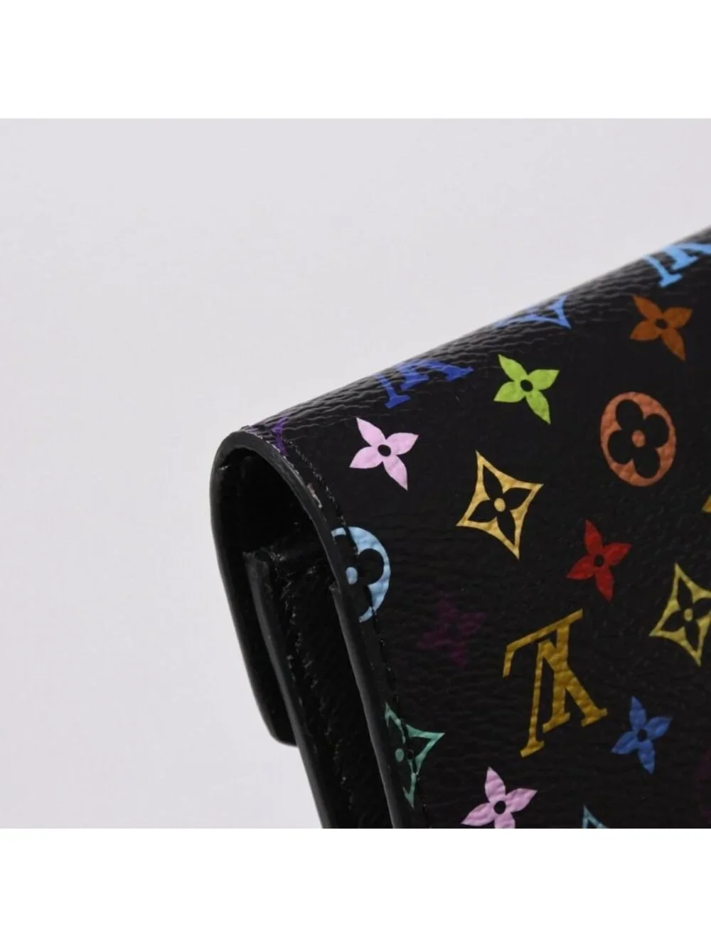 Louis Vuitton Takashi Murakami Monogram Multicolor Portefeuille Trifold Wallet